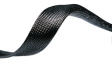 HEGPV0X20-PBT-BK-C4 Braided cable sleeving 12...32 mm Black with White Threads -