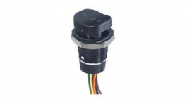 FNRCF4SZZ2N2XWRX53XPM, Rocker Switch, DP3T, ON-ON-ON, IP69K, Black, APEM