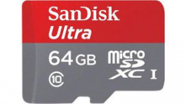 SDSQUAR-064G-GN6MA, MicroSD Ultra Memory Card 64 GB, Sandisk