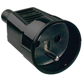 912.173, Mains cable socket Black E (CEE 7/5), Bachmann