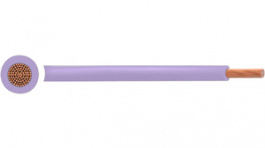 RND 475-00859 [100 м], Flexible Stranded Wire PVC, 2.5mm², Bare Copper, Violet, H07V2-K, 100m, RND Cable