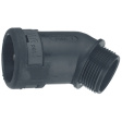 BVAV-M329GT Conduit fittingNW29 M32 x 1.5 black 45deg