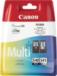 PGCL540/1, Ink Black / Multicoloured, CANON