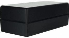 SR36-DB.9, Enclosure with Rounded Corners 128x64x48mm Black ABS, Teko