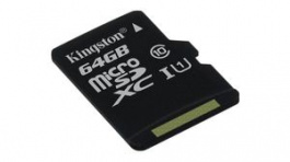 SDCS/64GBSP, MicroSDXC Card 64GB UHS-I, Kingston