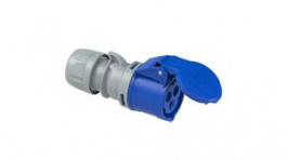 213-6TT, CEE Socket SHARK 3P 2.5mm² 16A IP44 230V Blue/White, PC Electric