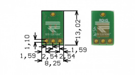 RE909, Prototyping board FR4 Epoxide + chem. Au, Roth Elektronik