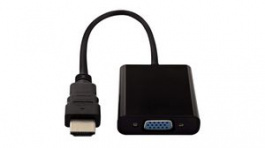 CBLHDAVBLK-1E, Adapter, HDMI Plug - VGA Socket, V7