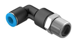 QSLL-3/8-8, Push-In L-Fitting, Long, 72.2mm, Compressed Air, QS, Festo