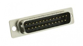 F25P0G1, D-Sub Connector 25 Poles, Plug, Solder Cup, FCT