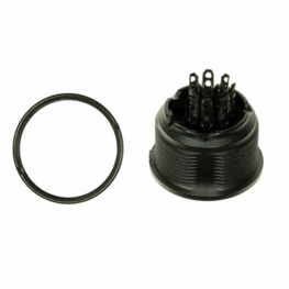 T 3478 000, Разъем: M16; гнездо; "мама"; на панель, гайка сзади; 300В; IP40, Amphenol