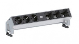 902.202, Desk Outlet with 3x Custom Module DESK 2 3x DE Type F (CEE 7/3) Socket - GST18i3 Plug 200mm, Bachmann