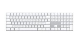 MQ052IS/A, Keyboard with Touch ID, Magic, IS Iceland, QWERTY, Lightning, Wireless/Cable/Bluetooth, Apple