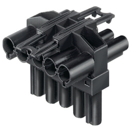 GST18I5V 2P1T V SW, Plug distributor T-Model distributor L3-N-PE Plug Connection, Wieland Electric