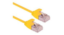 21.44.3325, Patch Cable, RJ45 Plug - RJ45 Plug, CAT6a, F/UTP, 2m, Yellow, Roline