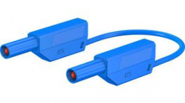 49.0126-05023, Safety Test Lead 500mm Blue 1kV Nickel-Plated, Staubli (former Multi-Contact )