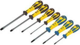 T49163D, Dextro Screwdriver Set Slotted/Pozidriv 7pcs., C.K Tools (Carl Kammerling brand)