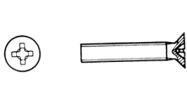 9650306 [200 шт], Phillips cross-head design M3 6 mm, BOSSARD