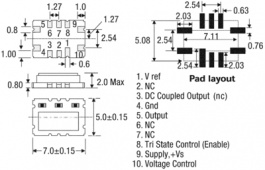 LF E2839LF, Oscillator CFPT-9006 32.768 MHz, IQD