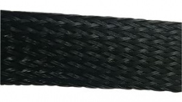 RND 465-00753, Braided Cable Sleeves Black 12 mm, RND Cable