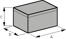 ABS150/50 LT, Клеммная коробка с крышкой 130 x 180 x 50 mm ABS, Fibox