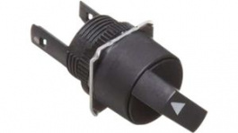 A165S-T2M, Переключатель: поворотный; 16мм; черный; IP65; Пол: 2; -10?55°C, Omron