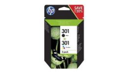 N9J72AE#301, Ink Cartridge 301 Black/Cyan, Magenta, Yellow, HP