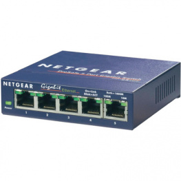 GS105GE, Switch 5x 10/100/1000 - Desktop, NETGEAR