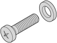 21100-777 [100 шт] Screw and washer PU=100 ST