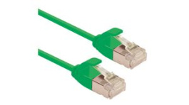 21.15.3332, Patch Cable, RJ45 Plug - RJ45 Plug, CAT6a, F/UTP, 500mm, Green, SECOMP (Roline)