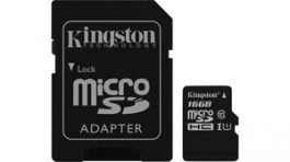 SDC10G2/16GB, microSD Card, 16 GB, Kingston