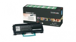E360H11E, Toner Cartridge, 9000 Sheets, Black, Lexmark