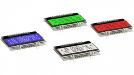 EA DOGS164B-A, Дисплей: LCD; алфавитно-цифровой; STN Negative; 16x4; голубой, Electronic Assembly