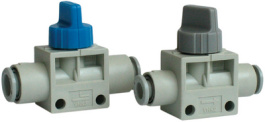 VHK2-04F-04F, Manual shutoff valve 2/2 diam. 4 mm, SMC PNEUMATICS