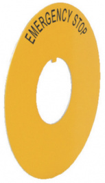 LWE16200, Nameplate Holder, BACO diam.22, Baco