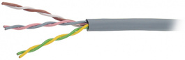DATAFLEX XY 23X2X0,25 mm2 [500 м], Data cable Unshielded&nbsp;&nbsp; 3 x 2 x0.25 mm2 Bare Copper Stranded Wire Grey, Cabloswiss