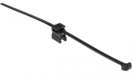 T50ROSEC4B PA66HS/PA66HIRHS BK 500, Cable Tie with Edge Clip top - ParallelEdge 1-3 mm 200 mm x 4.6 mm, HellermannTyton