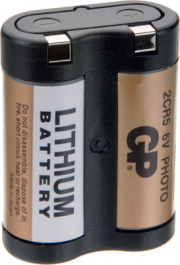 GP 2CR5-C1 / 245, Photo battery Lithium 6 V, GP Batteries