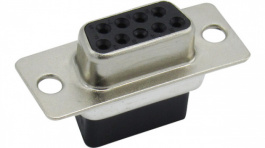 RND 205-00741, D-Sub Crimp Connector, Poles 9, Straight/Crimp, RND Connect