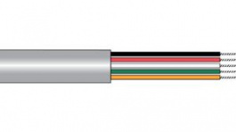 1175C SL005, Control Cable 5x 0.34mm2 PVC Unshielded 30m Grey, Alpha Wire