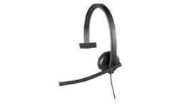 981-000571, Headset, H570e, Mono, On-Ear, 18kHz, USB, Black, Logitech