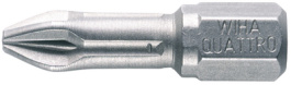 7012ZOT/1-25 PZ, Bit for Phillips cross-head screws 25 mm 1, Wiha