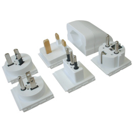 STEKO SWISS MULTI, Travel adapter set, 3-pin, Steffen