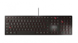 JK-1600CH-2, Slim Keyboard, SX, KC6000, CH Switzerland/QWERTZ, USB, Black, Cherry