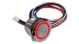RND 210-00780, Illuminated Capacitive Touch Switch, Latching Function 1.5 A 30 VDC 1CO IP68, RND Components