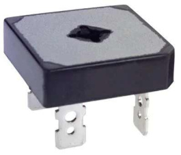 MB158, <font color="red"><b>вышло из употребления</b></font>Однофазный выпрямительный мост; 800В; 15А; 300А; винтами, DC COMPONENTS