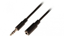 CAGP22050BK30, Stereo Audio Cable 3.5 mm Jack Plug - 3.5 mm Jack Socket 3m, Nedis (HQ)