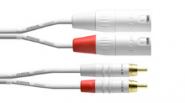 CFU 1.5 MC-SNOW, Audio cable assembly 1.5 m white, Cordial