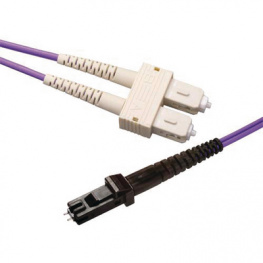 MTRJSCOM3PU1, FO cable OM3MTRJ/SC 1 m violet, AFL Hyperscale