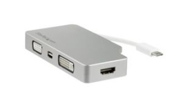 CDPVGDVHDMDP, Adapter, USB-C Plug - DVI Socket/HDMI Socket/Mini DisplayPort Socket/VGA Socket, StarTech.com